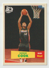 2007-08 Topps Basketball 1957-58 Variations #131 Daequan Cook - Miami Heat
