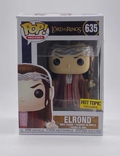 Funko Pop! Hot Topic Elrond 635 Vinyl Toy LOTR Exclusive Release c2018 Near Mint