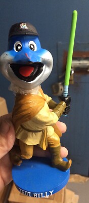 2014 Miami Marlins Billy Jedi Star Wars Bobblehead SGA MLB Florida Marlin Mascot