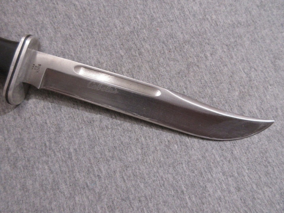 vintage Buck 120 USA Cabela's fixed blade knife eBay