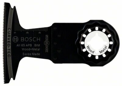 4x BOSCH BIM Tauchsägeblatt AII 65 APB, Wood and Metal, 40 x 65 mm