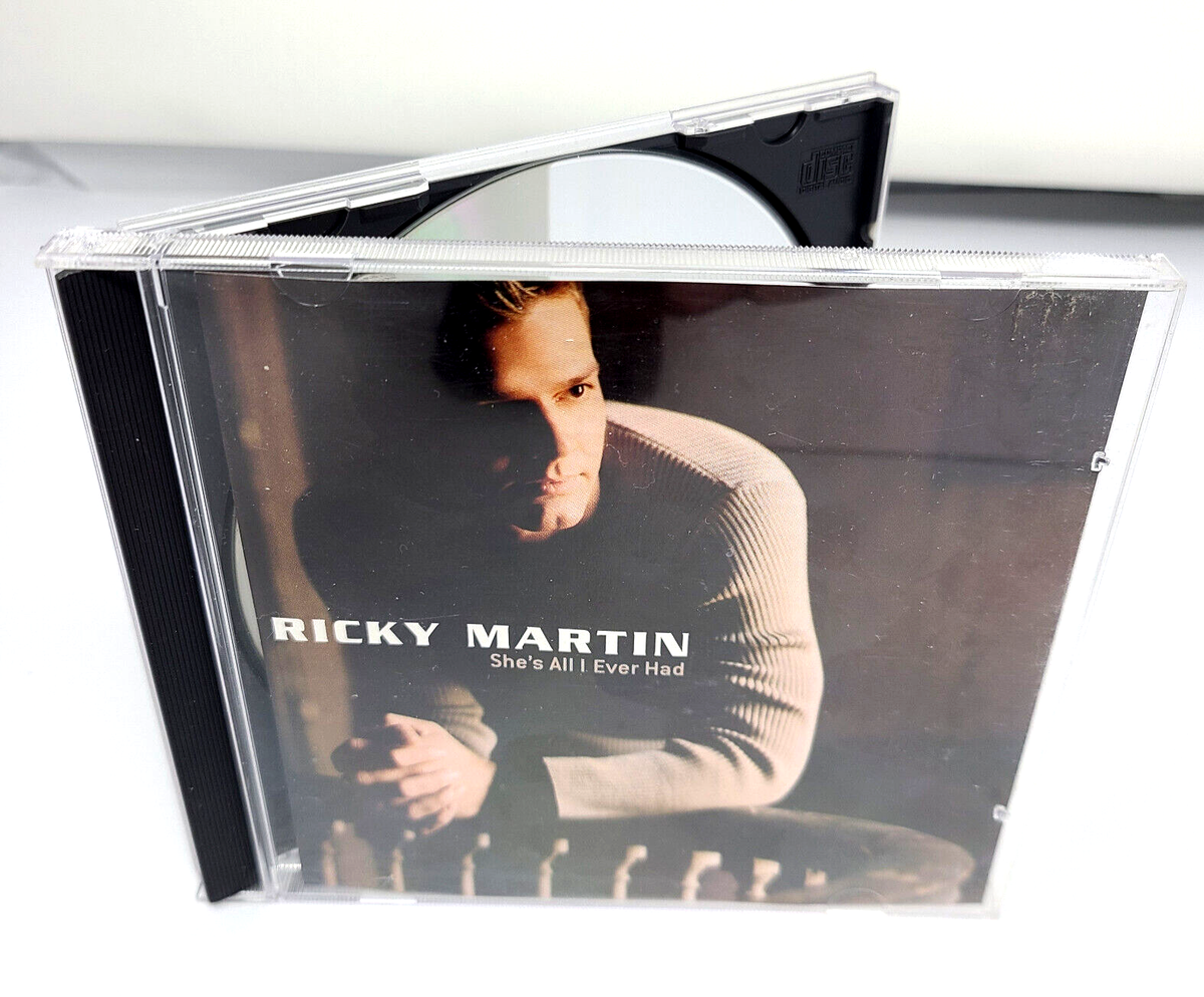 RICKY MARTIN - She's All I Ever Had CD Single Audio CD WITH LYRICS