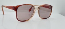 Vintage Madison Brown Oval Horn-Rimmed Sunglasses Hong Kong FRAMES ONLY