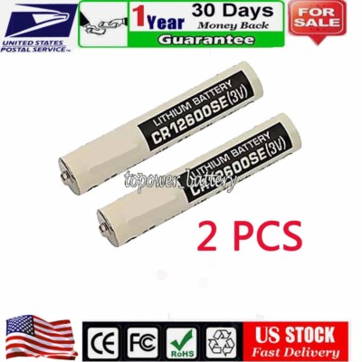 2PCS CR12600SE CR12600 Battery For FDK 259A9195-P1 259A9534-P1 PLC NEW 1600mAh