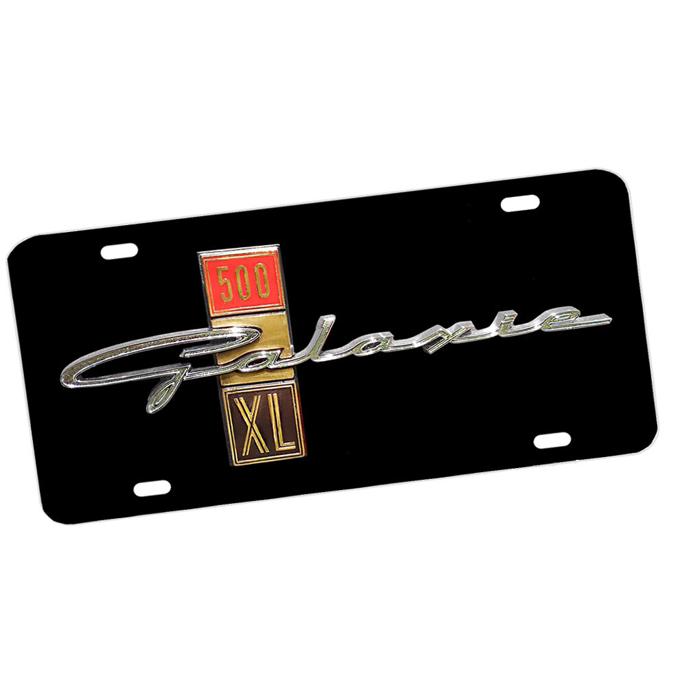 1963 Galaxie XL 500 XL Classic Car Emblem Design Aluminum License