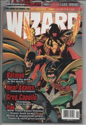 WIZARD Magazine #46, NM, Batman Robin Neal Adams, Sealed, 1995