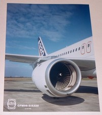 Photographie Presse CFM grand format : Moteur d´Avion CFM56-5 A320 