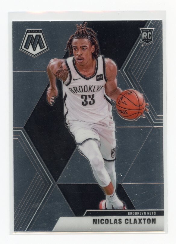 2019-20 Panini Mosaic Nicolas Claxton Nets #236