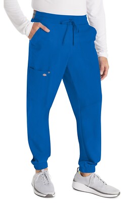 Dickies Men's Scrubs Mid Rise Jogger Pant DK217 ROY Royal Free