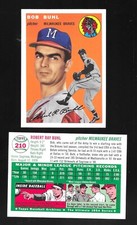 1994 Topps Archives 1954# 210 Bob Buhl  Milwaukee Braves.