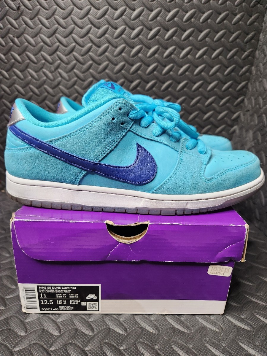Nike SB Dunk Low Blue Fury 2020 Blue/Purple/White Sneaker Mens