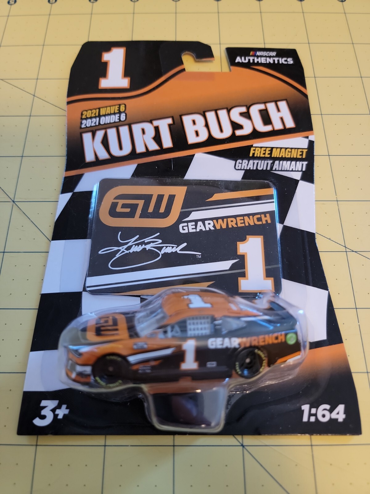 Kurt Busch 1 GearWrench NASCAR Authentics 2021 Wave 6 1/64 DieCast eBay