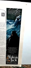 1978 Yukon Jack 100 Proof with Canadian Whiskey Vintage Print Ad