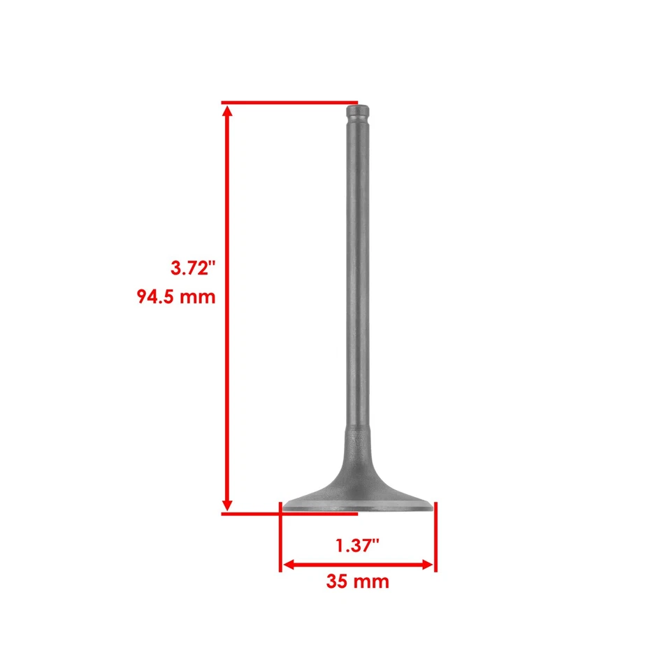 Válvula de admisión y escape para Honda Rancher 400 2004 2005 2006 2007 Foto 2 de 4