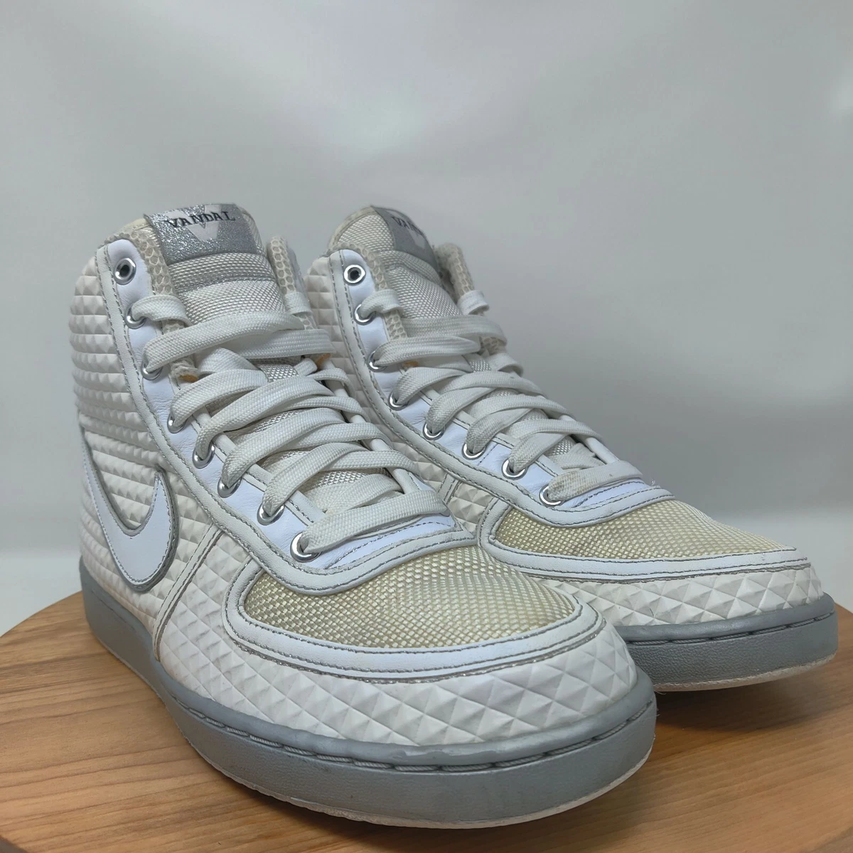 Nike Vandal High Supreme Ex- Mens- Size 9- White- [325318-111]- Sneaker  Shoes