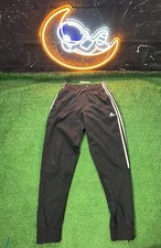 Adidas Mens Primegreen Pull On Track Training Pants Size Small Black Zip Ankle