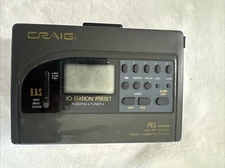 Craig PLL System AM/FM Stereo Radio Cassette Player ***PARTS ONLY