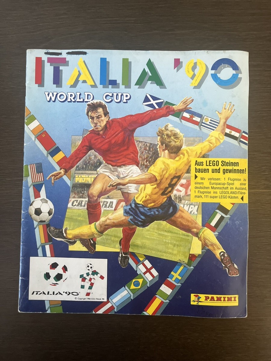 Panini 1990 Italia World Cup Original Complete Album **VG