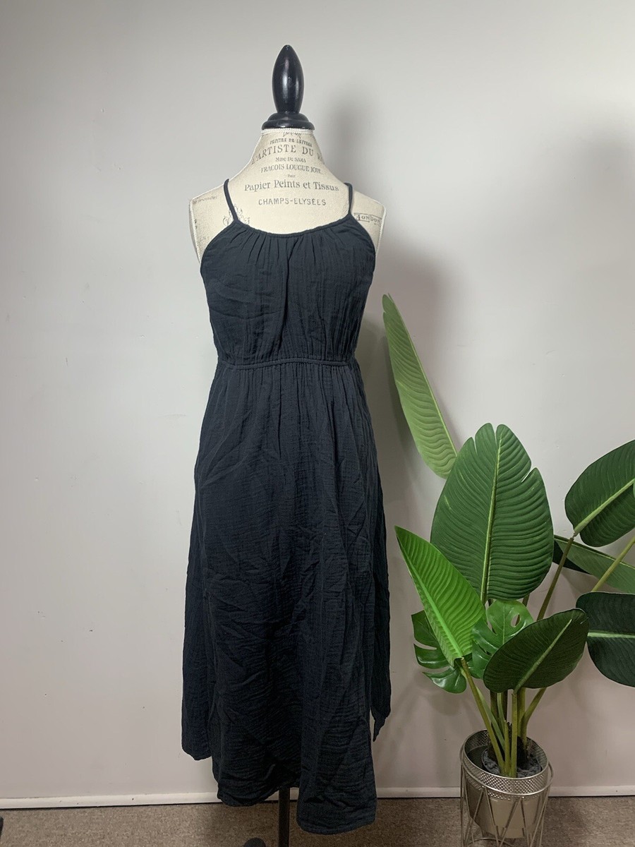 The Drop Women's Dresses Dressthe Drop Octavia Gauze Strappy Loose Fit Midi  | eBay