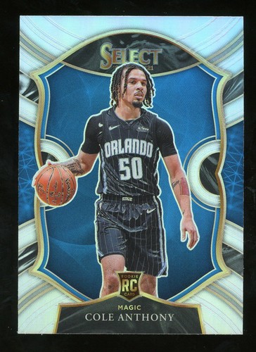 2020 Panini Select Basketball Silver Prizms Cole Anthony #75