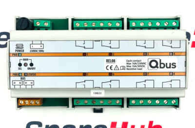 Qbus REL08 Relay Module 16A 230V AC