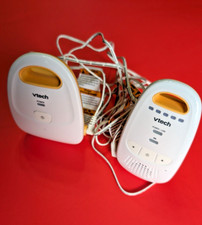 VTech DM111 Digital Audio Baby Monitor Used Works Well Yellow Battery Wearable