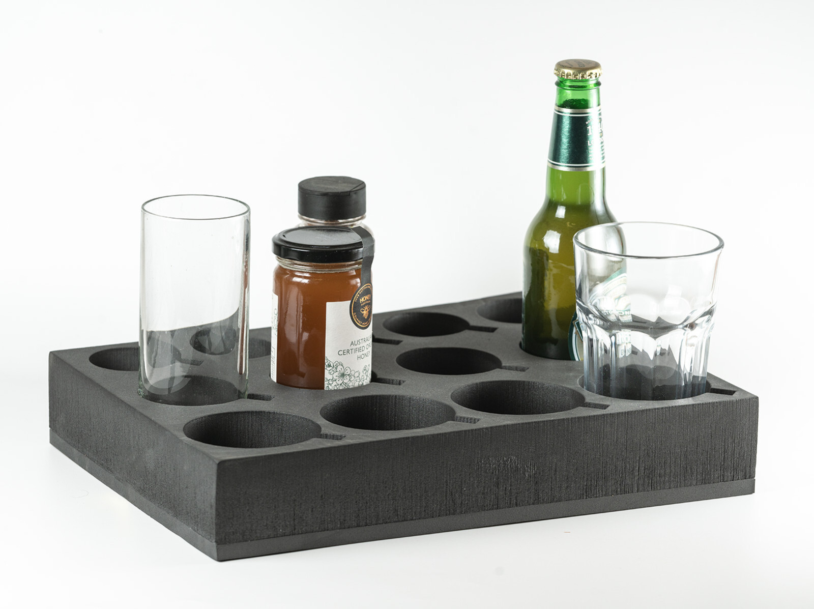 RV GLASS & CUP HOLDER NEW soft rubber foam caravan boat marine