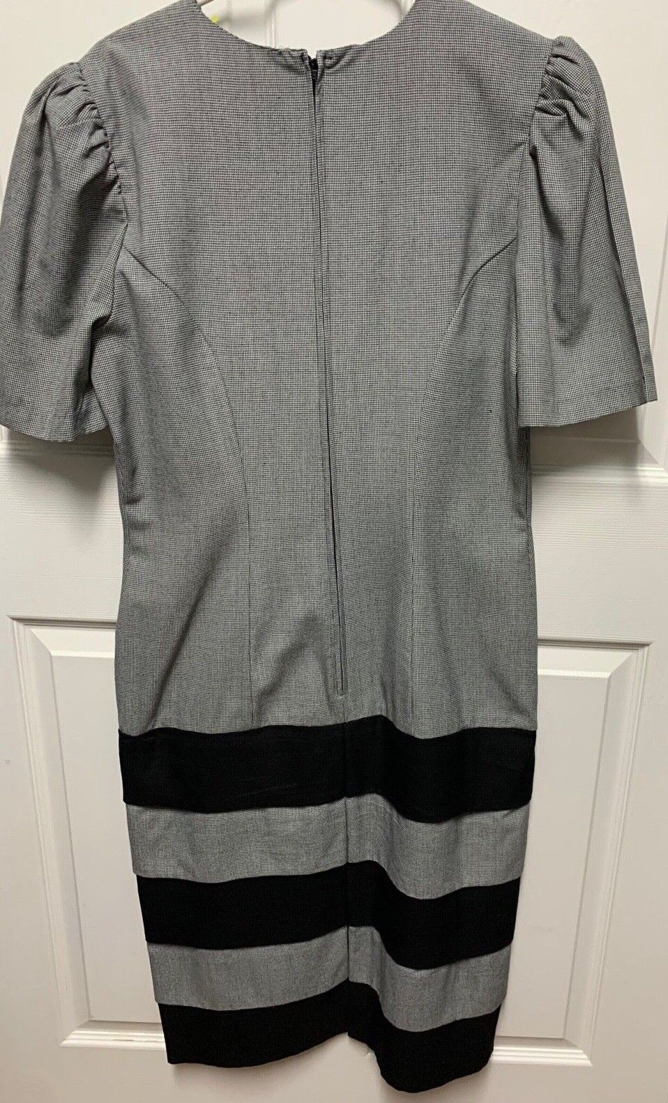 vtg Sunshine Starshine dress size 12 black/white … - image 2