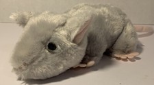 Aurora Soft Gray Mouse 7 Plush toy Stuffed Animal Rare 2019