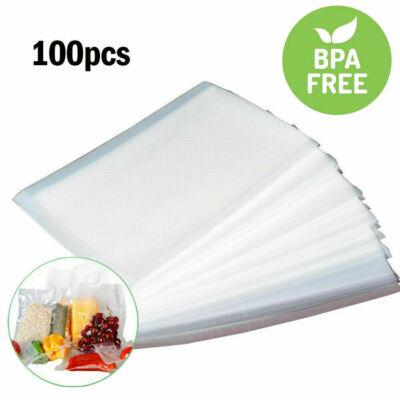 100 Pint 6'' x 10'' Food Vacuum Sealer Bags Embossed Vac And Pac Bags save food 