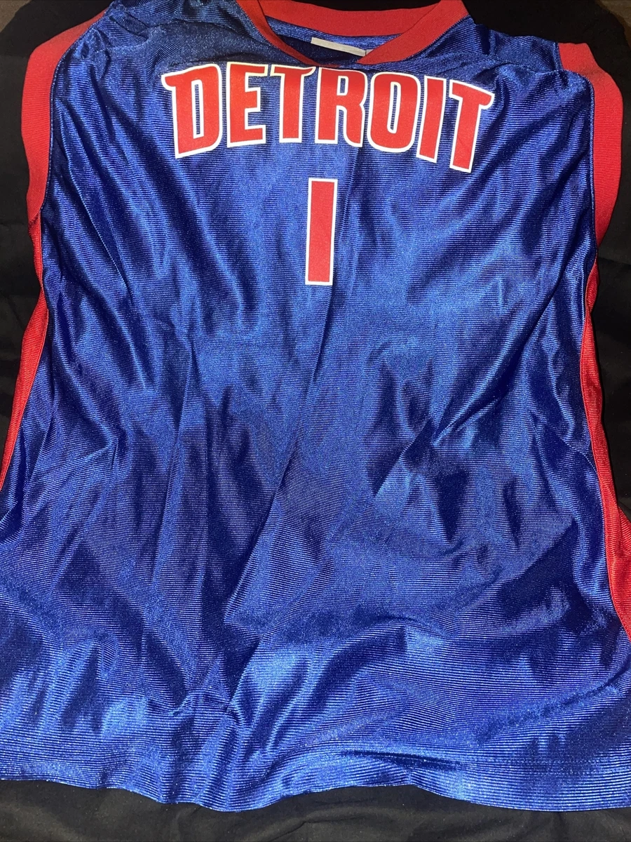 Vintage Reebok Chauncey Billups Detroit Pistons Basketball Jersey