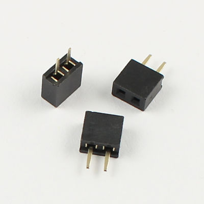 20Pcs 2mm 2.0mm Pitch 2 Pin Female Single Row Straight Pin Header Strip PH:4.3mm