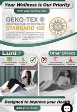 Lunix 4pcs Orthopedic Bed Wedge Pillow Set for Sleeping Adjustable Post Surgery