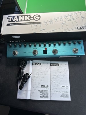 M VAVE Tank-G Multi Effects Guitar Pedal 36 Presets 9 Preamp Slots 8 IR Cab Slot