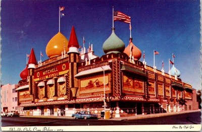 Mitchell South Dakota World's Only Corn Palace Continental Postcard B582