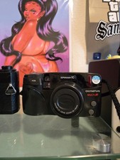 Olympus Superzoom 110 MULTI AF 35mm Point Shoot Film Camera Auto Focus Black