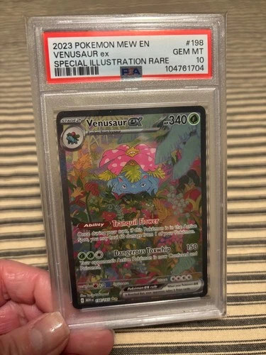 Venusaur ex 198/165 Sv: Scarlet & Violet 151  Holo PSA 10