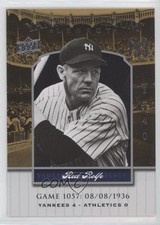2008 Upper Deck Yankee Stadium Legacy Red Rolfe #YSL1057 3h2