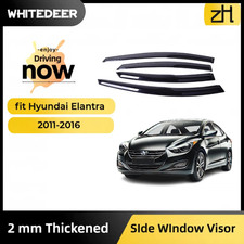 Fits Hyundai Elantra 2011-16 Side Window Visor Sun Rain Deflector Guard