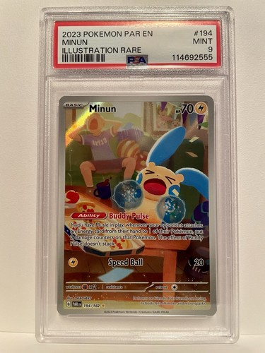 Minun graded PSA 9 for sale on eBay