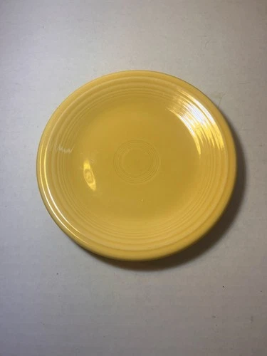 Fiesta Ware Homer Laughlin Sunflower Yellow 7 1/4" Salad/ Desert Plate