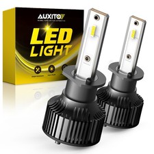 Auxito H1 LED Headlight Bulbs x2 6000K White Light Intelligent Driver Headlamp