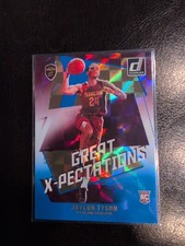 2024-25 Donruss Jaylon Tyson RC Great X-Pectations Checkerboard SSP  03/30  #4