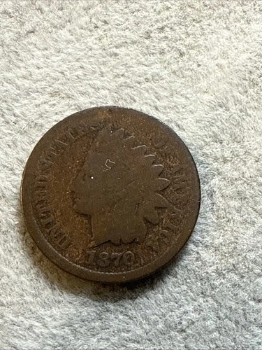 1870 Indian Head Cent G Good Condition Nice Coin See Pics 7593