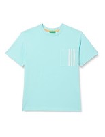 Jungen Kurzarmshirt United Colors Of Benetton T 3096C10BK Turchese 18T, S