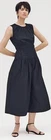 J.Crew Hyacinth dress in cotton poplin In Black  Size Medium New NWT