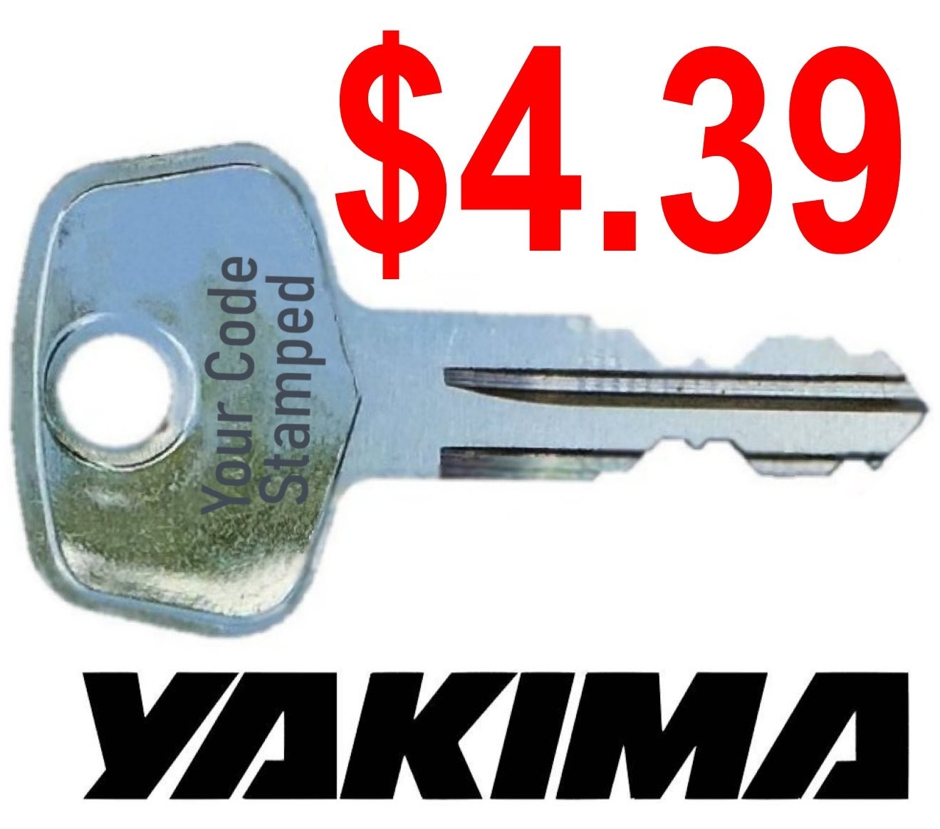 1 YAKIMA Replacement Key SKS Lock Ski Roof Rack Bicycle Cargo Carrier Whispbar
