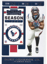 2019 Panini #34 Duke Johnson Jr Houston Oilers 2019 + (Yes 4 Free Mystery Cards)