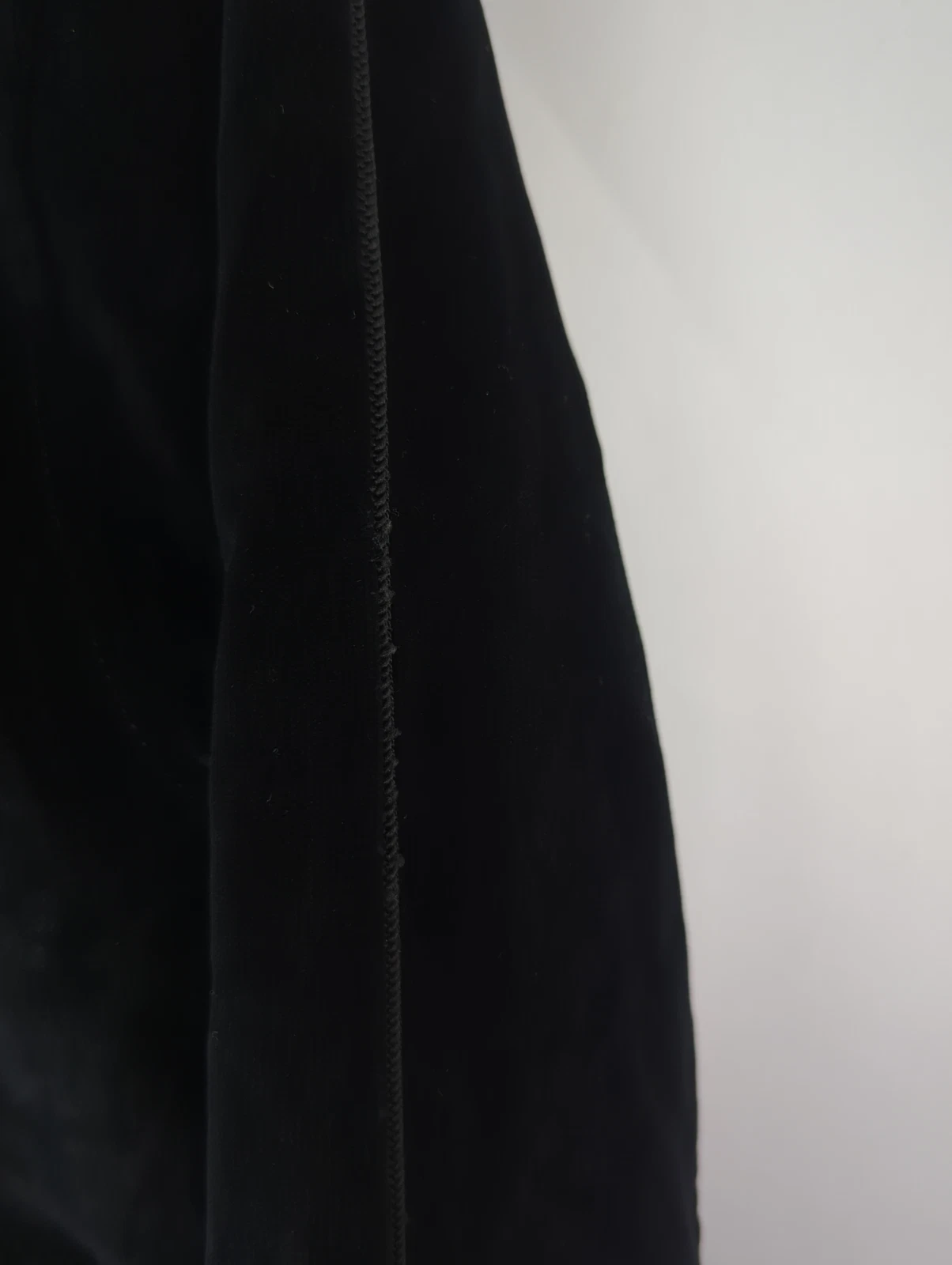 OFFICINE GENERALE Men's Sz US S Black Velour Velvet Zip Bomber Jacket image 7