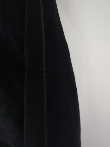 OFFICINE GENERALE Men's Sz US S Black Velour Velvet Zip Bomber Jacket image 7